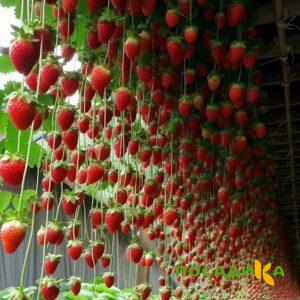 Клубника ампельная Анастасия купить по цене от 370р. в интернет-магазине «Посадика» с доставкой почтой в в Боровске и по всей России – [изображение №1].