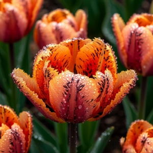 Тюльпан Литл Джем купить по цене от 199р. в интернет-магазине «Посадика» с доставкой почтой в в Боровске и по всей России – [изображение №1].